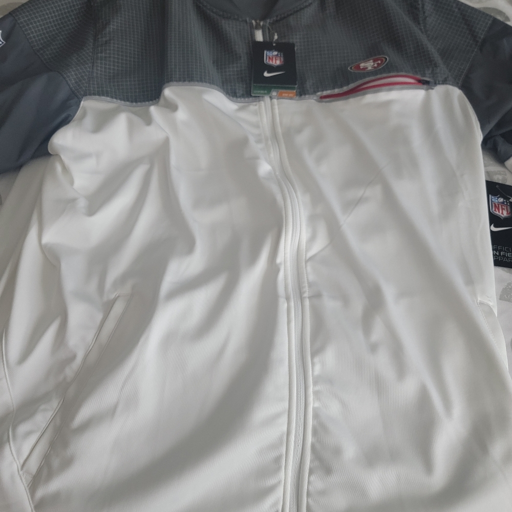 Nike 49ers Dri Fit Wind Breaker NWT